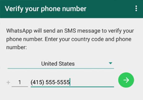 Restore access to WhatsApp account